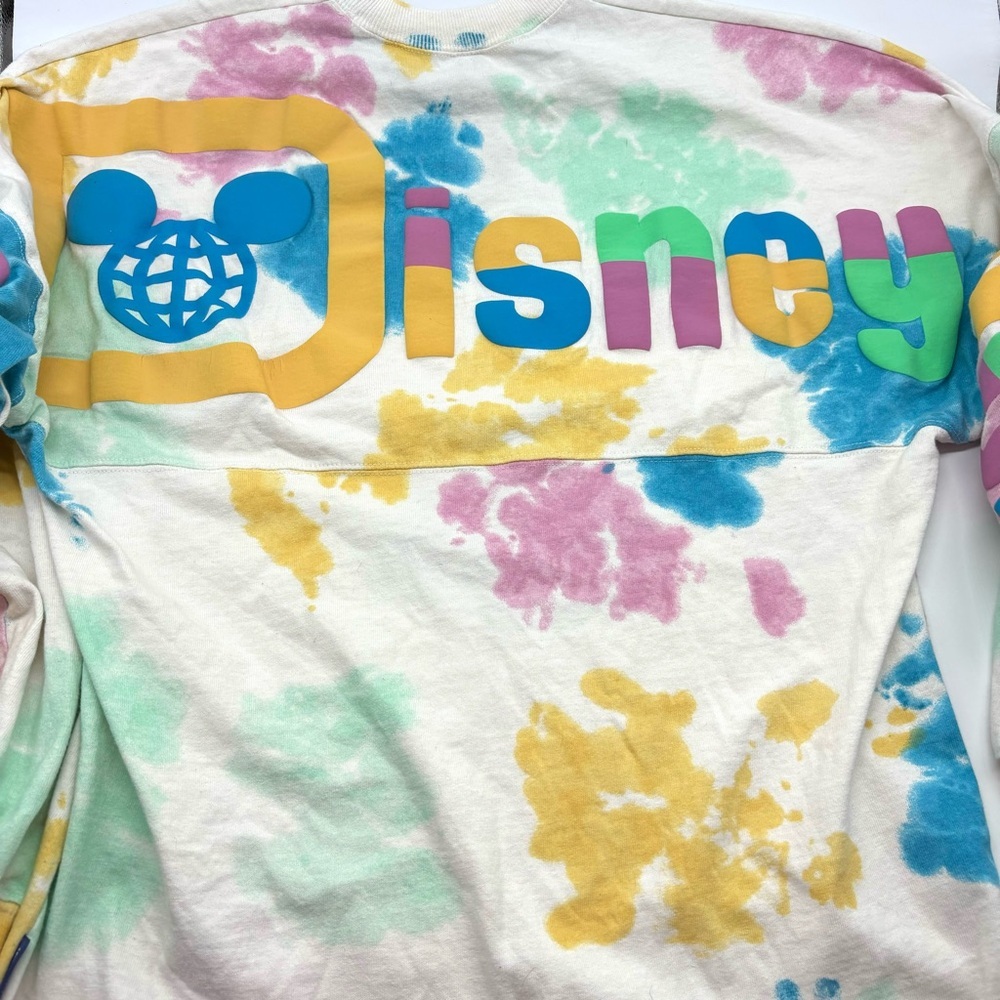 Disney Parks Walt Disney World Spirit Jersey tie-dye pastel 
SZ S. NWOT - Picture 7 of 16